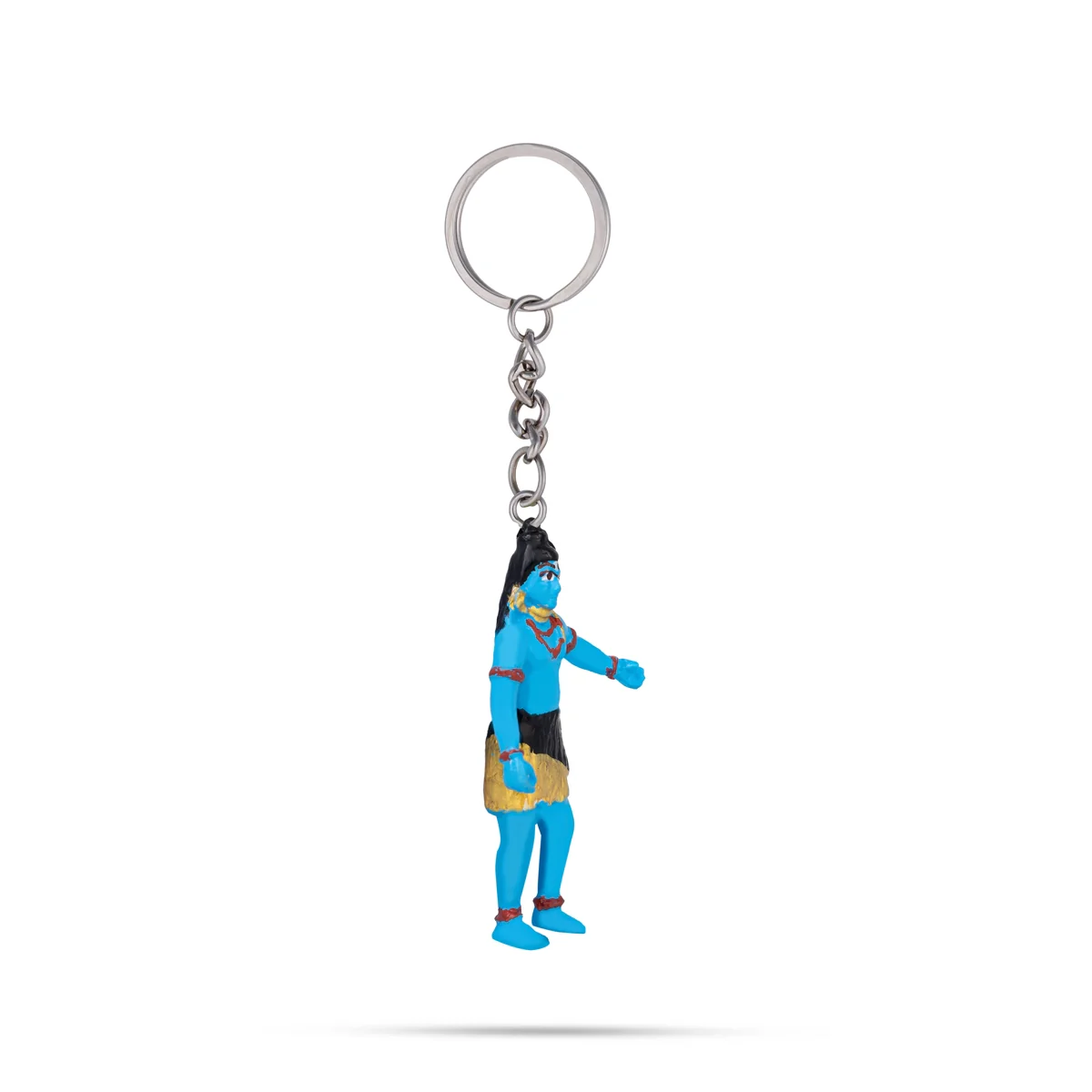 Shiv Murti Design Key Chain - 2.75 x 1.25 Inches | Key Ring/ Key Holder For Gifting & Bike - Image 5