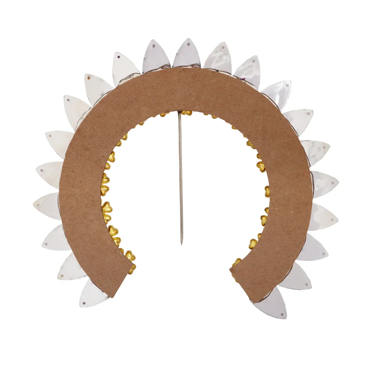 Stone Arch - 6 x 7 Inches | Artificial Flower Arch/ Hair Accessories for Deity - Image 3