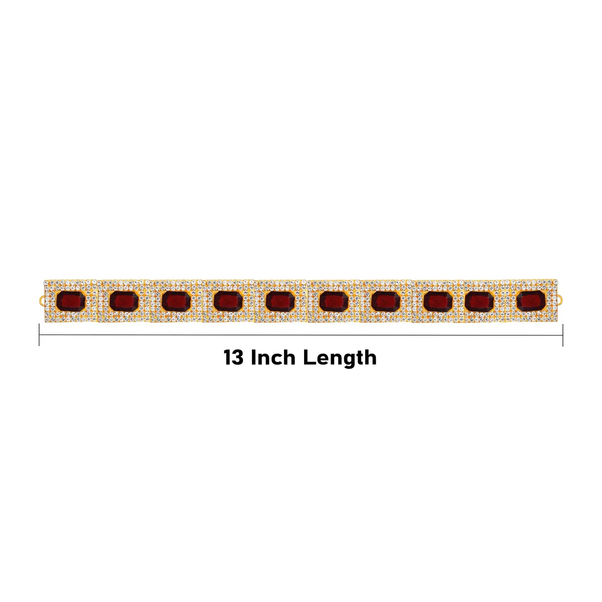 Stone Belt - 13 Inches | Waist Belt for Deity Decor - Image 3