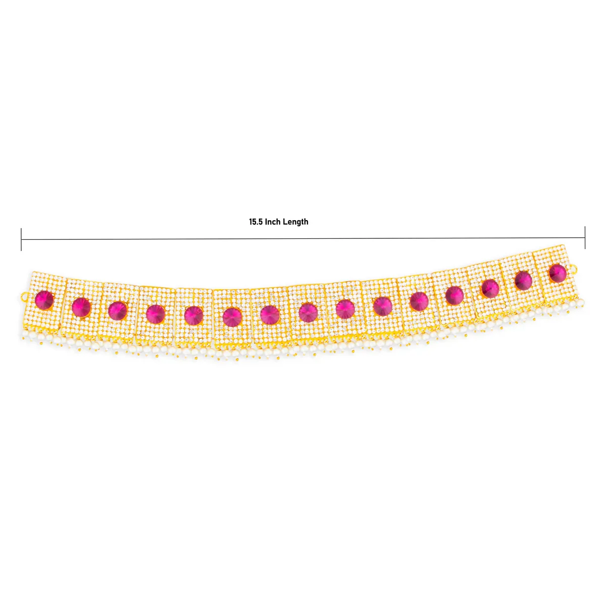 Stone Belt - 15.5 Inches | Waist Belt for Deity Decor - Image 3