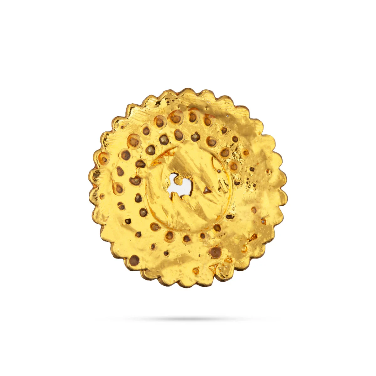 Stone Bindi - 1.25 Inches | Stone Pottu/ Stone Tilak for Deity - Image 4
