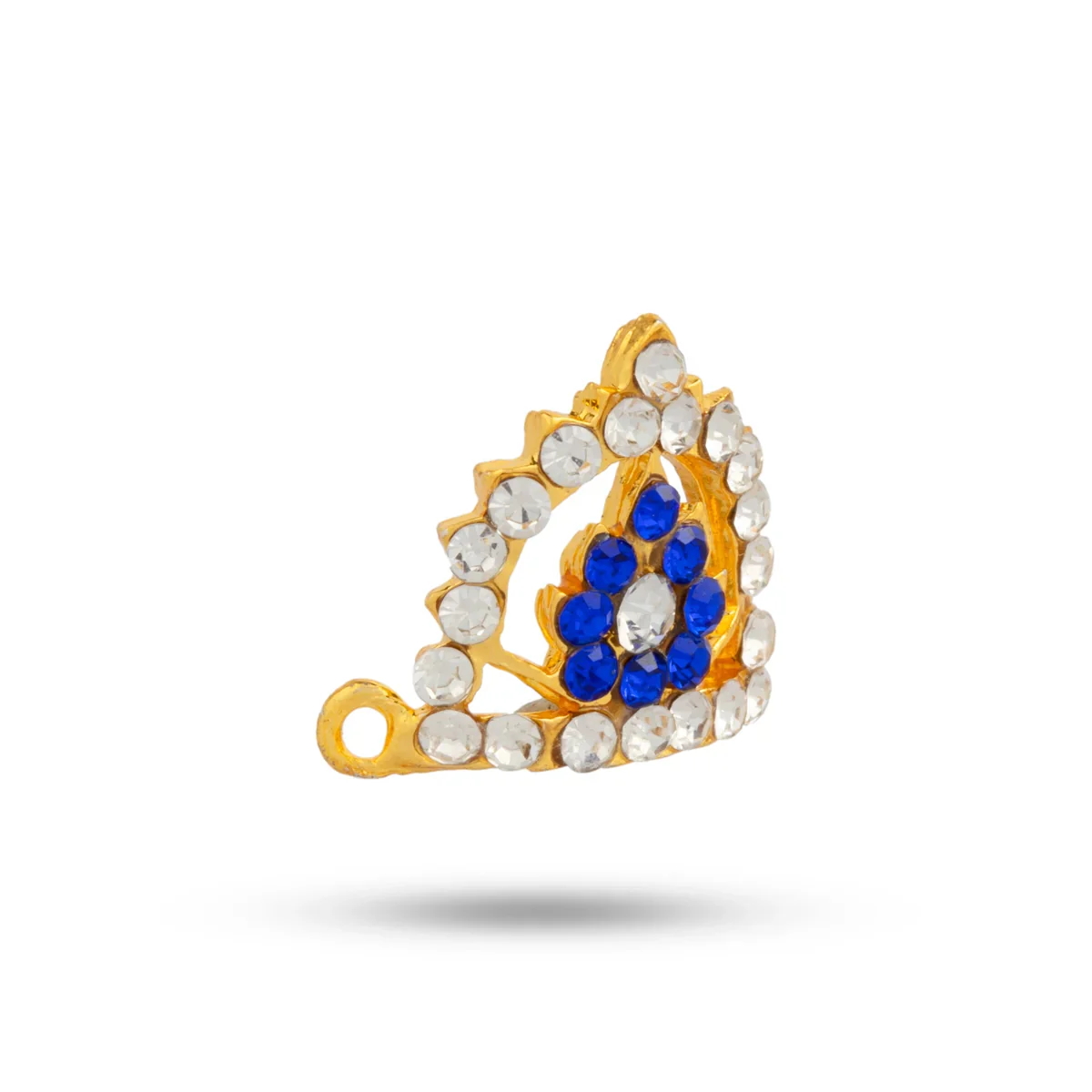 Stone Kireedam - 0.75 Inch | Crown/ Stone Mukut for Deity - Image 2