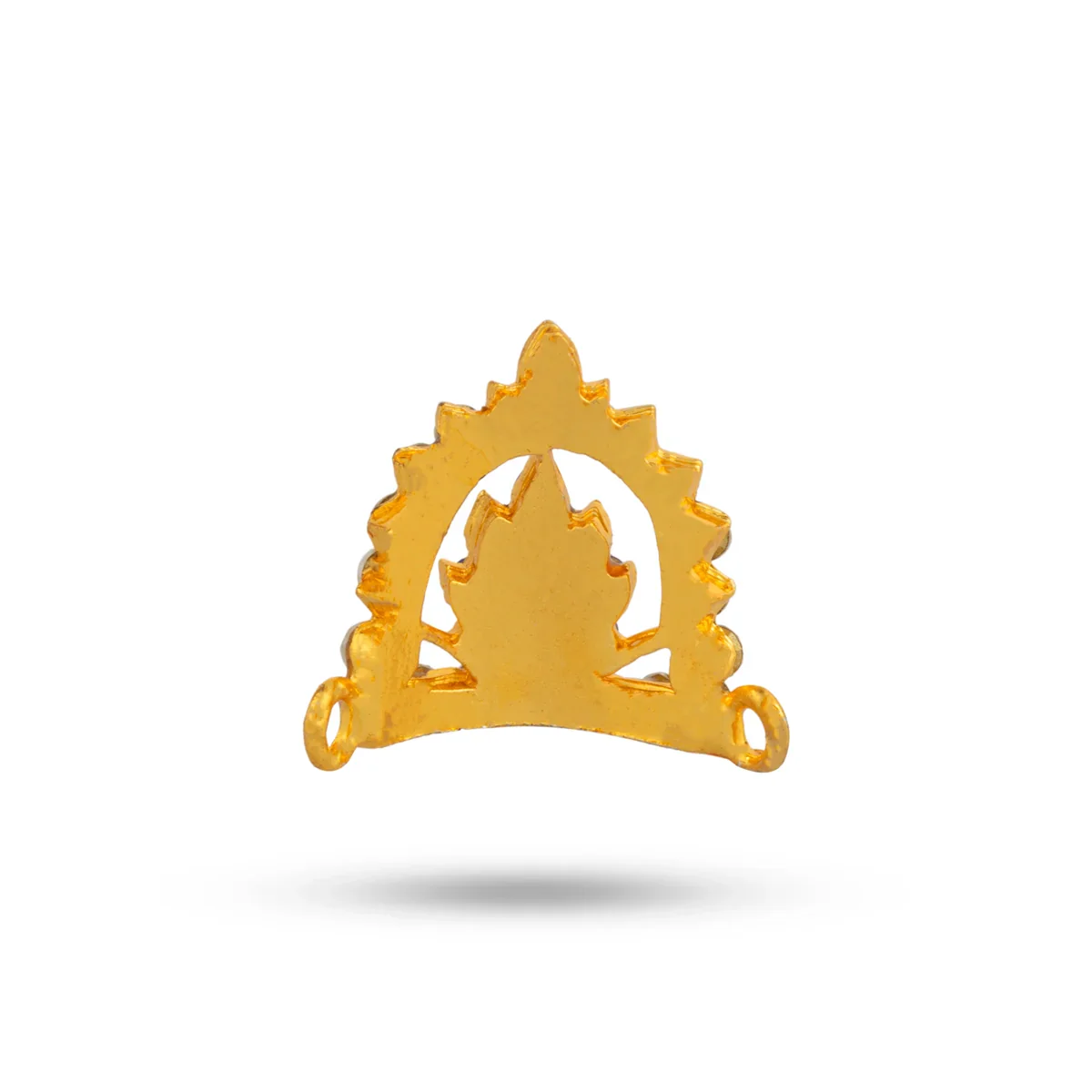 Stone Kireedam - 0.75 Inch | Crown/ Stone Mukut for Deity - Image 3