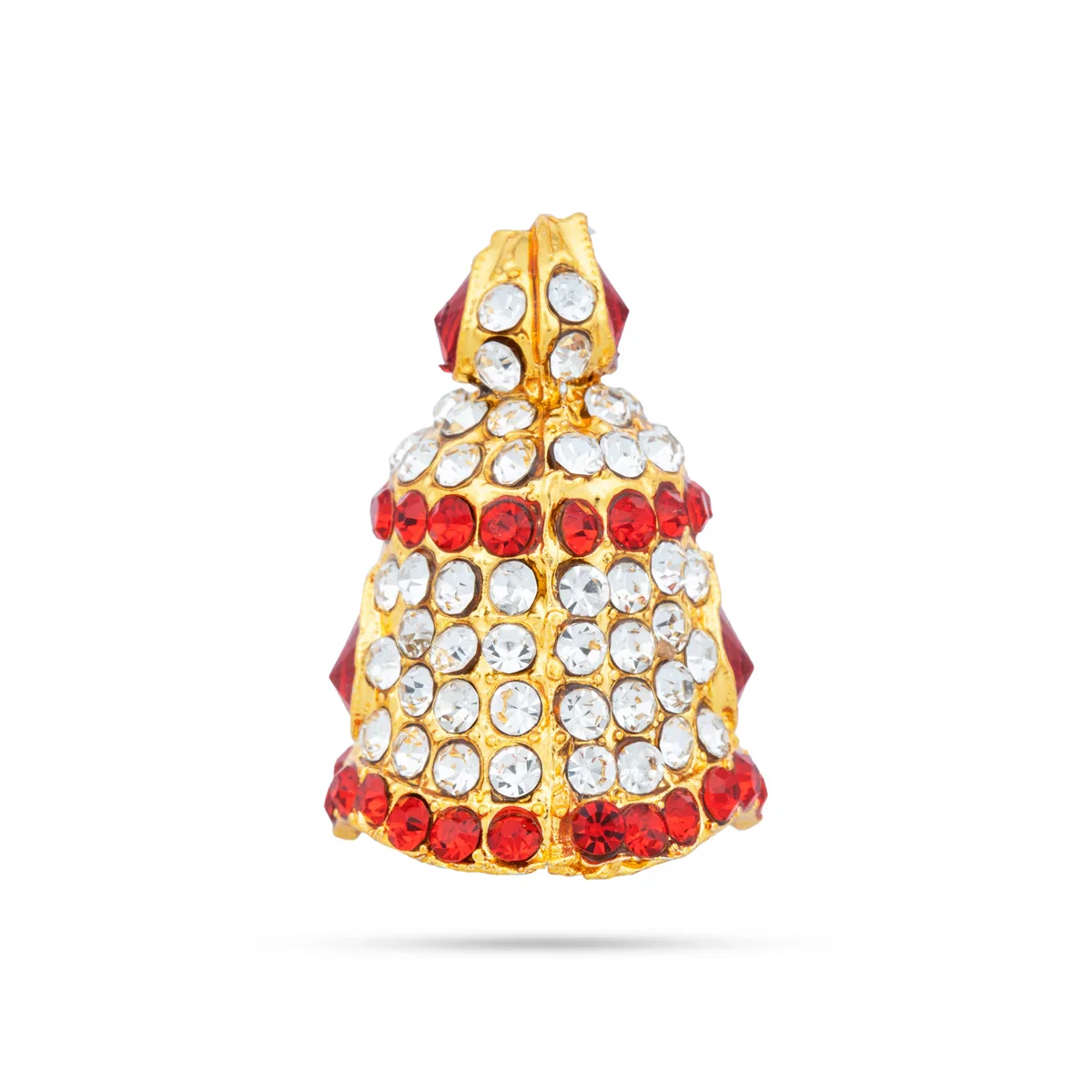 Stone Kireedam - 1.25 x 0.5 Inches | Full Mukut/ Crown/ Stone Jewellery for Deity - Image 3