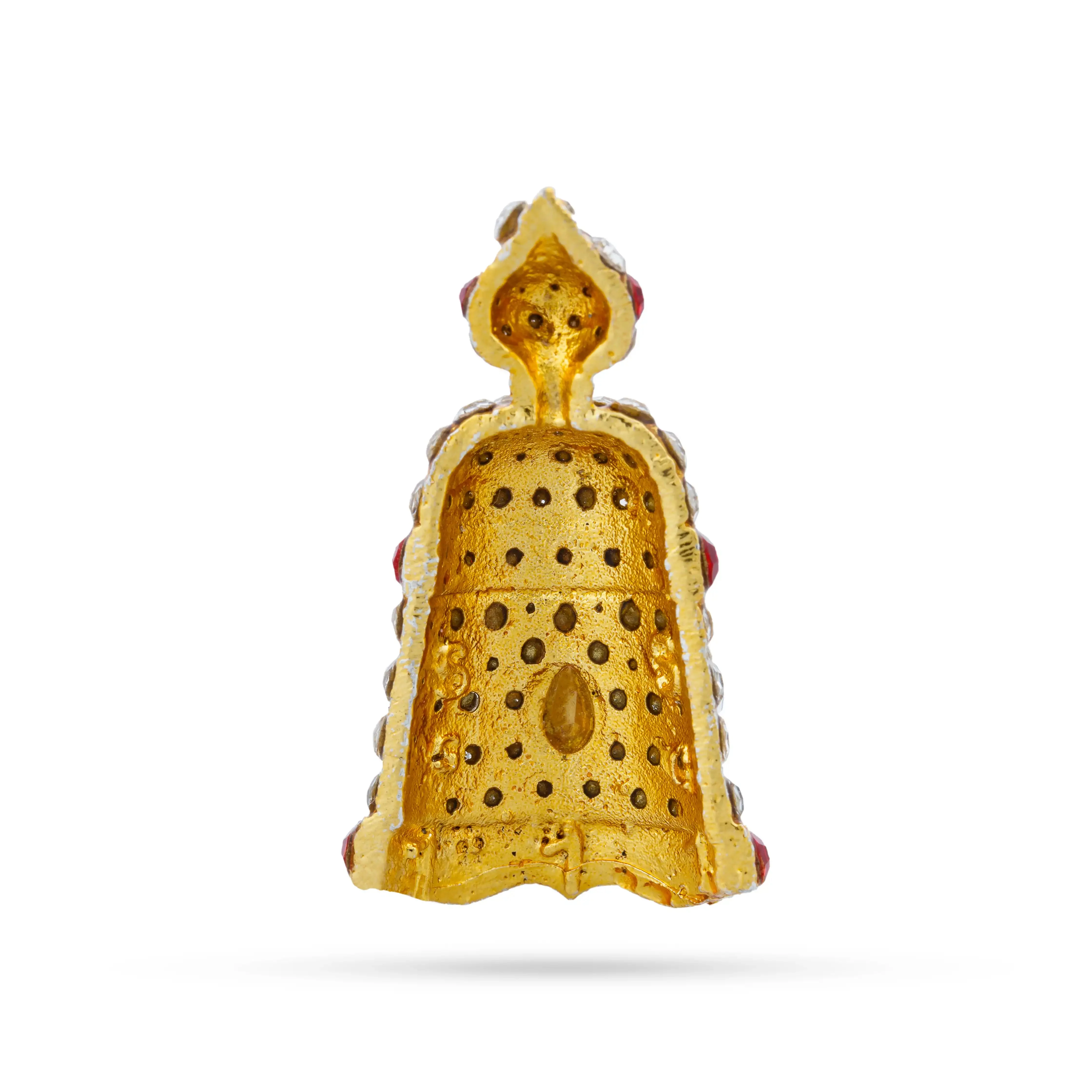 Stone Kireedam - 1 x 0.75 Inch | Half Mukut/ Crown/ Stone Jewellery for Deity - Image 5