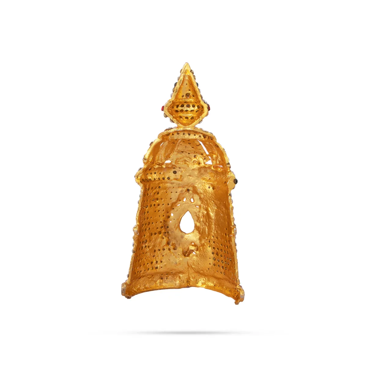 Stone Kireedam - 5 Inches | Half Mukut/ Crown/ Stone Jewellery for Deity - Image 11