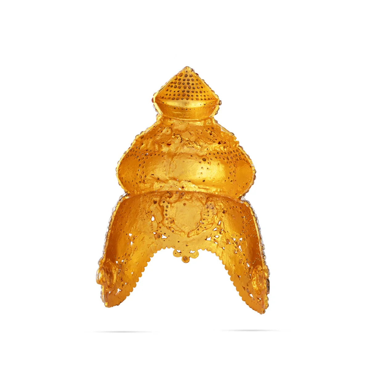 Stone Kireedam - 5 Inches | Half Mukut/ Crown/ Stone Jewellery for Deity - Image 12