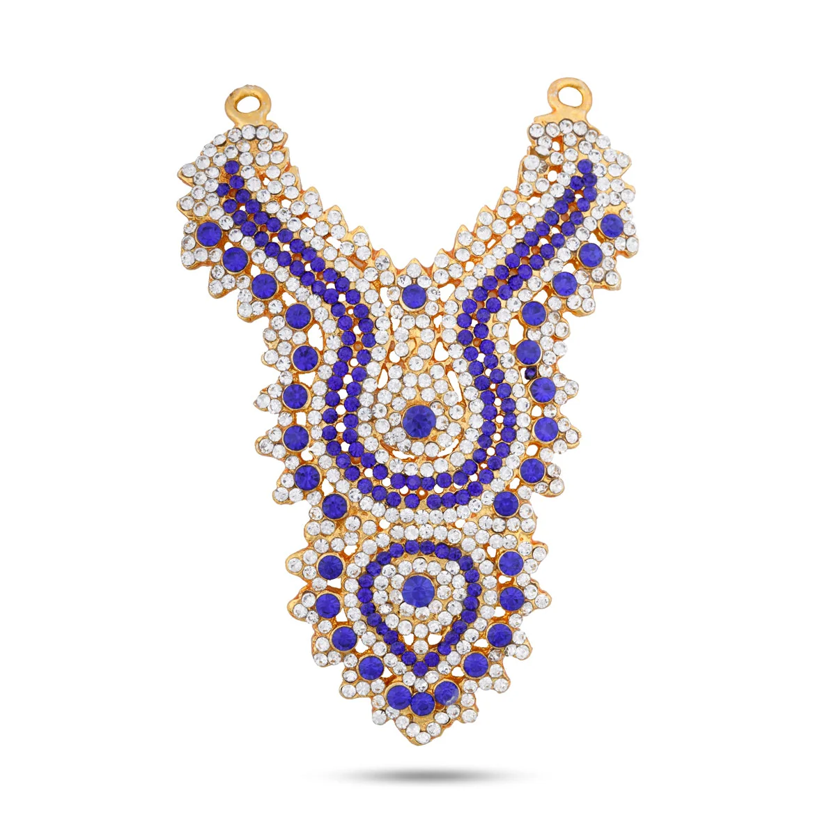 Stone Necklace - 4 Inches | Artificial Jewelry/ Stone Jewellery For Deity Decor