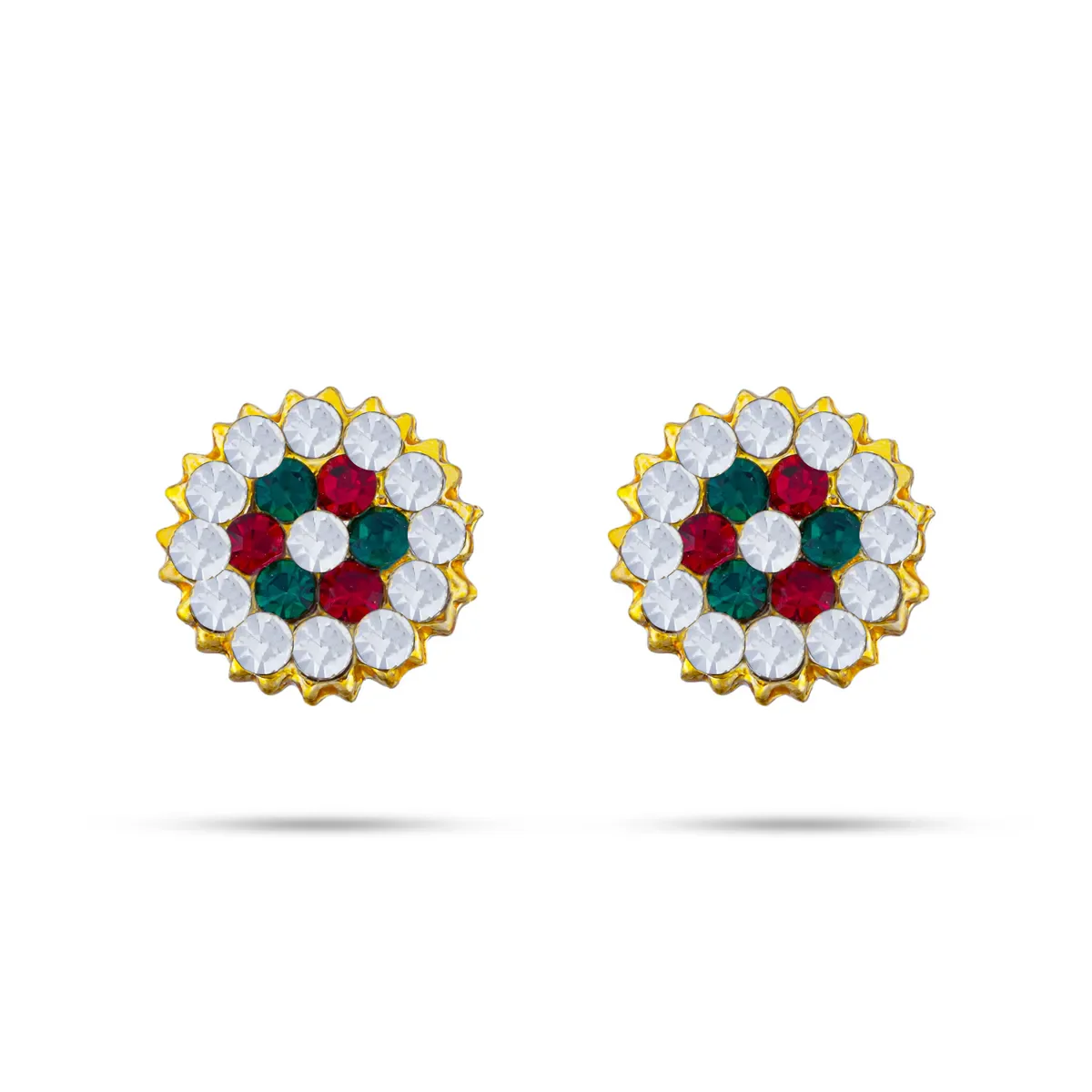 Stone Pottu - 6 Pcs | Small Stone Bindi/ Swamy Alangaram/ Tilak Stone For Deity Decoration - Image 3