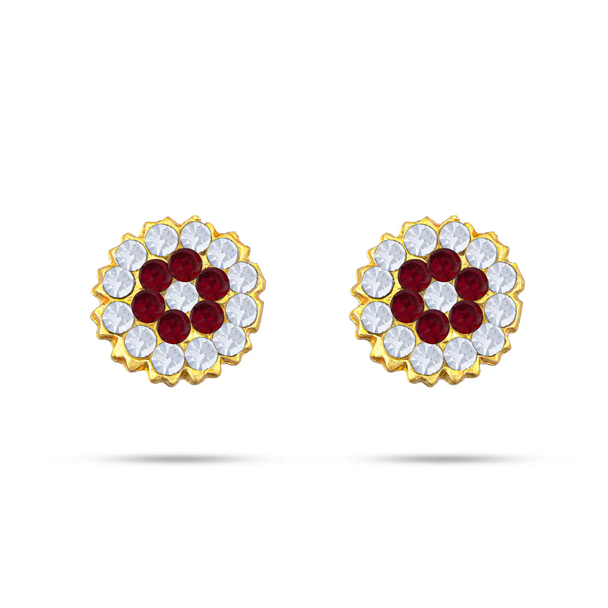 Stone Pottu - 6 Pcs | Small Stone Bindi/ Swamy Alangaram/ Tilak Stone For Deity Decoration - Image 4