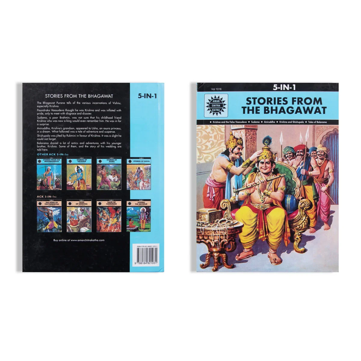 Stories From The Bhagawat - English | 5 In 1 Comic Book/ Story Book - Image 2