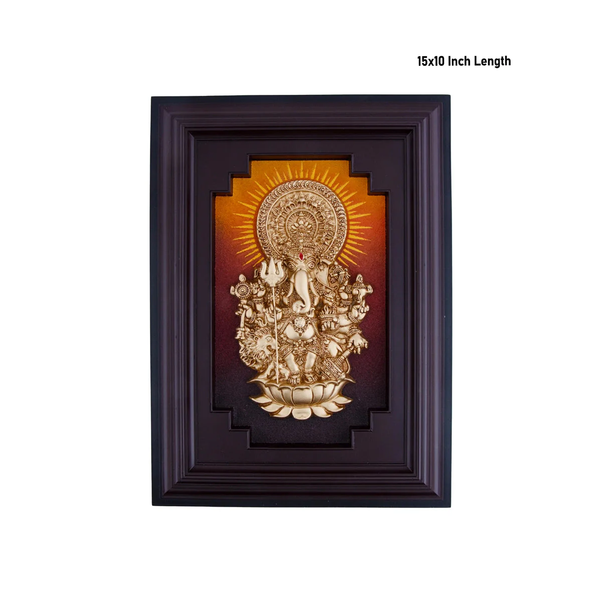 Subha Drishti Ganapathi Wall Hanger - 15 x 10 Inches | Sri Shubha Drishti Ganapathy Wall Hanging for Home - Image 3