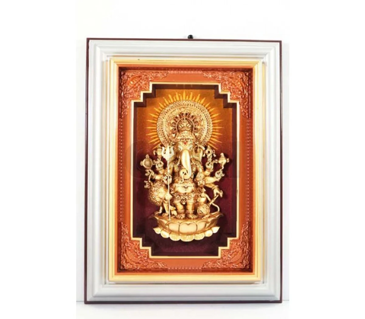 Subha Drishti Ganapathi Wall Hanger - 17 x 12 Inches | Sri Shubha Drishti Ganapathy Wall Hanging for Home - Image 3
