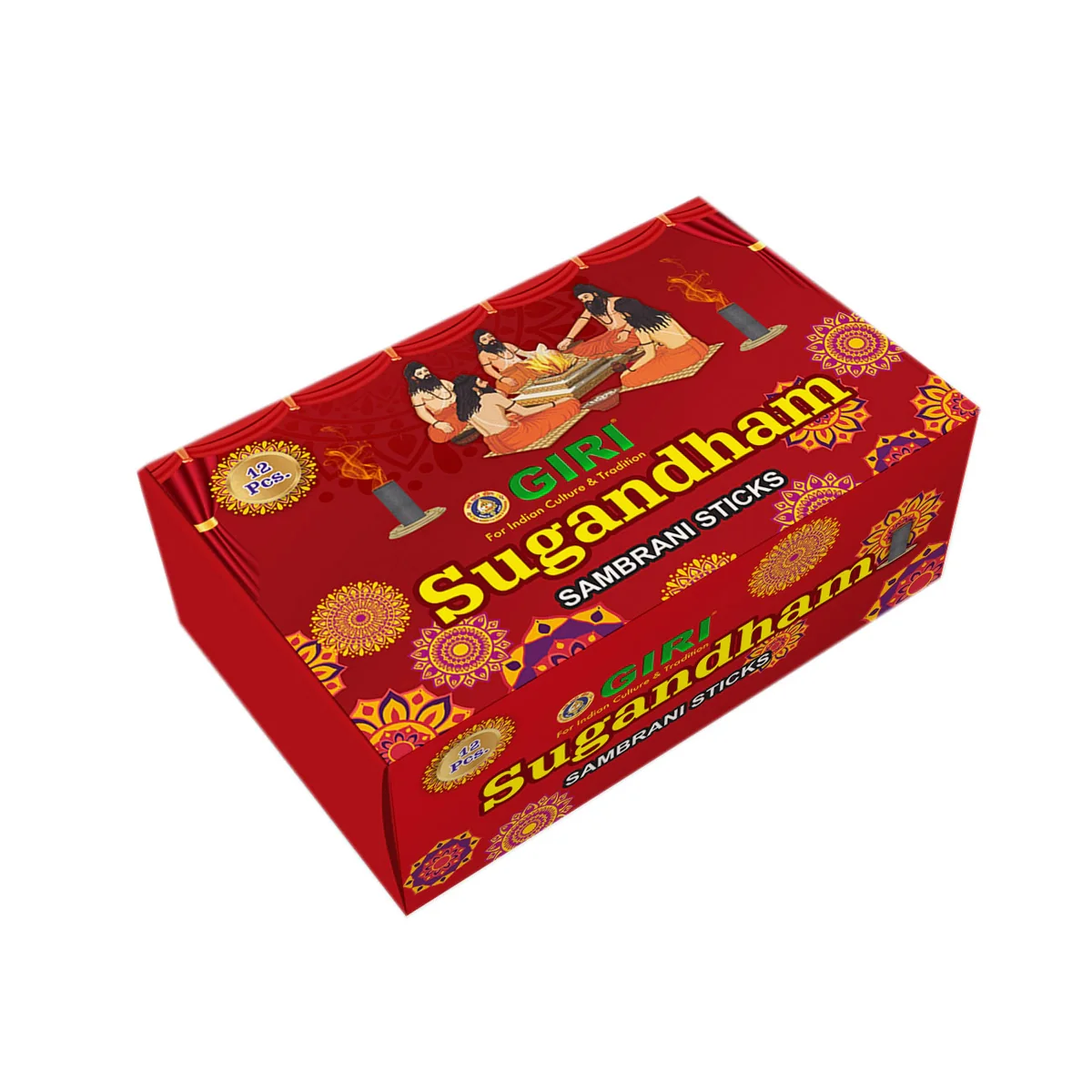 Sugandham Dhoop Sticks - 20 Pcs | Sambirani/ Dhup Batti/ Guggal for Pooja - Image 3