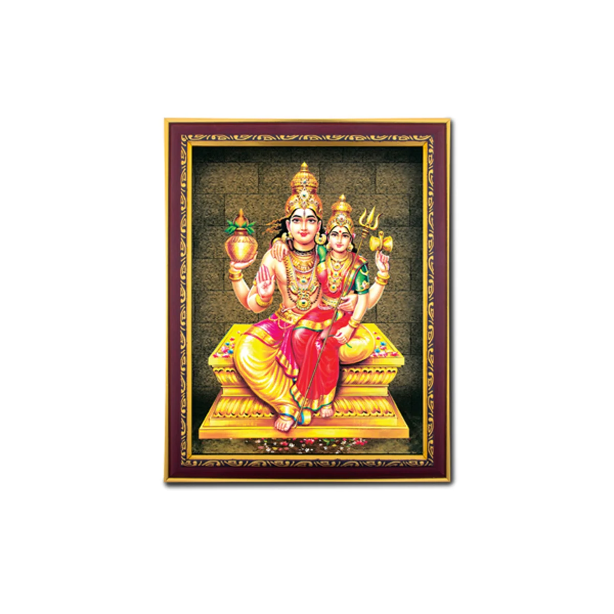 Swarna Akarshana Bhairava Photo Frame | Picture Frame for Pooja Room Decor - Image 3