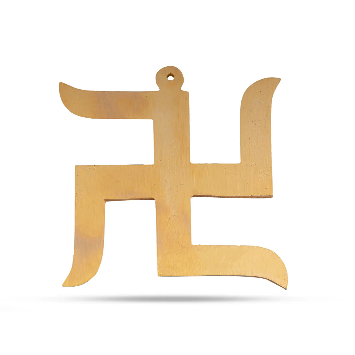 Swastik Wall Hanging - 5 x 4 Inches | Gold Polish Swastika Wall Hanger for Home/ 185 Gms Approx - Image 3