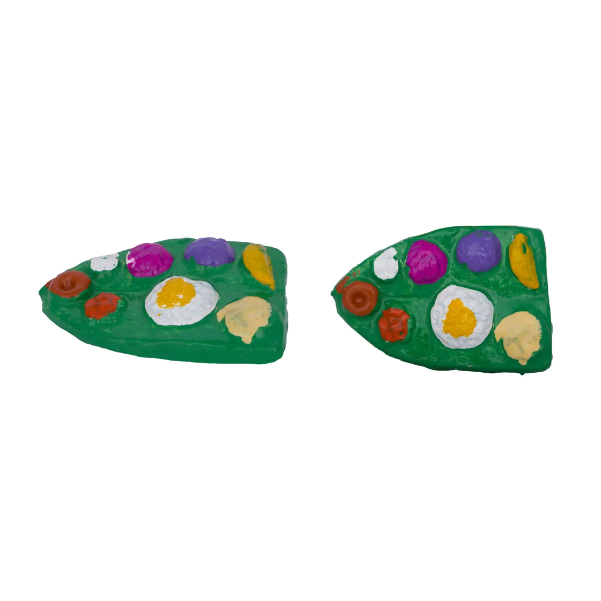 Table Sapadu Clay Golu Bommai Set - 6.5 x 2.5 Inches | Giri Golu Doll/ Navaratri Golu Bomma/Gombe/Bommai - Image 13