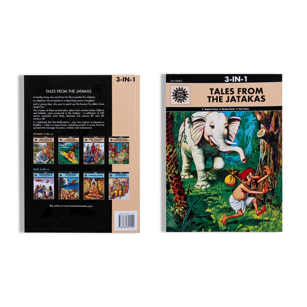 Tales From The Jatakas - English | by Anant Pai/ 3 In 1 Moral Story Book - Image 2