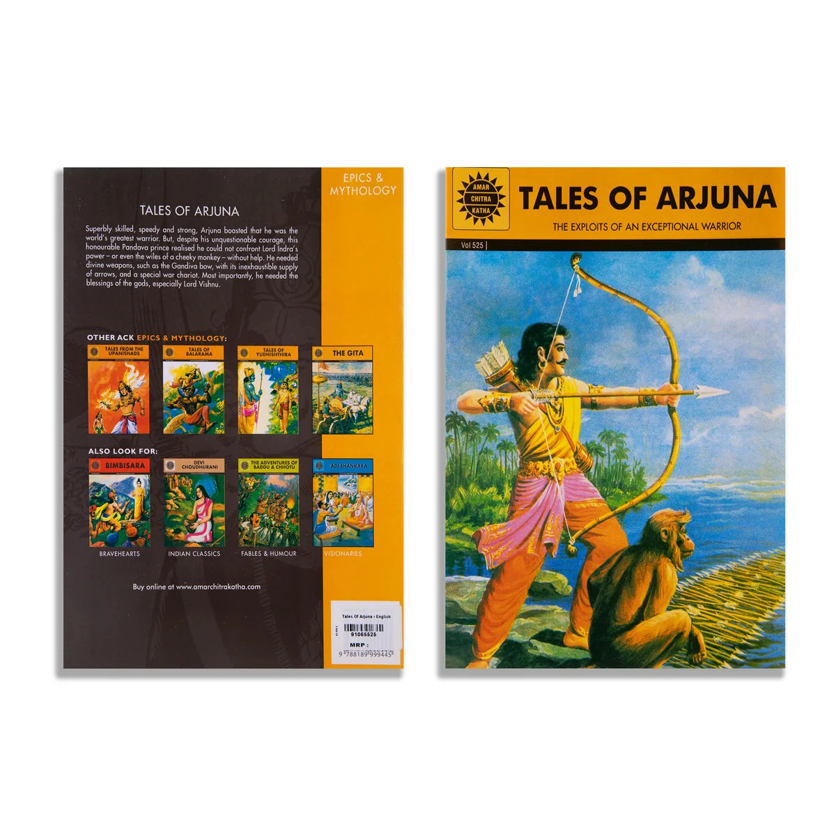 Tales of Arjuna - The Exploits Of An Exceptional Warrior - English | by Kamala Chandrakant/ Amar Chitra Katha Book - Image 2