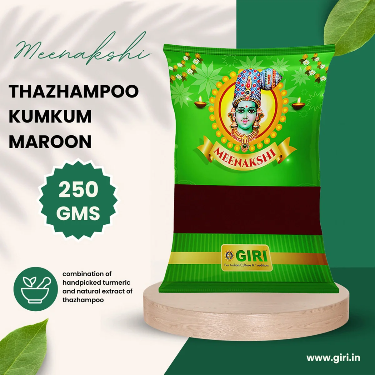 Giri Thazhampoo Kumkum | Sindoor/ Maroon Colour/ Thalampoo Kumkuma for Pooja - Image 9