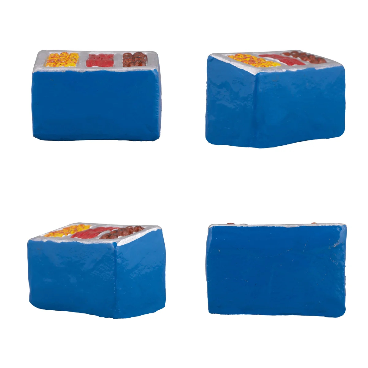 Tea Shop Clay Golu Bommai Set - 7 x 3 Inches | Giri Golu Doll/ Navaratri Golu Bomma/Gombe/Bommai - Image 4