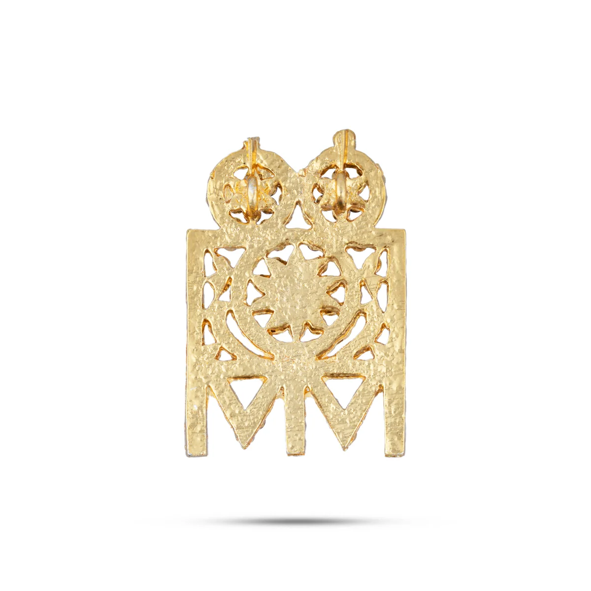 Thali Mangalsutra - 2 x 1.5 Inches | Multicolour Stone Thaali/ Mangala Sutra Thali for Deity - Image 3