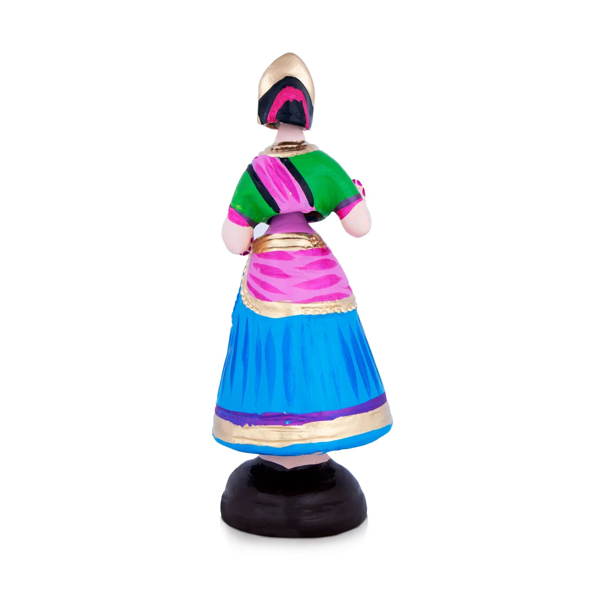 Thanjavur Dancing Doll Paper Mache Golu Bommai | Giri Golu Doll/ Navaratri Golu Bomma/Gombe/Bommai - Image 5