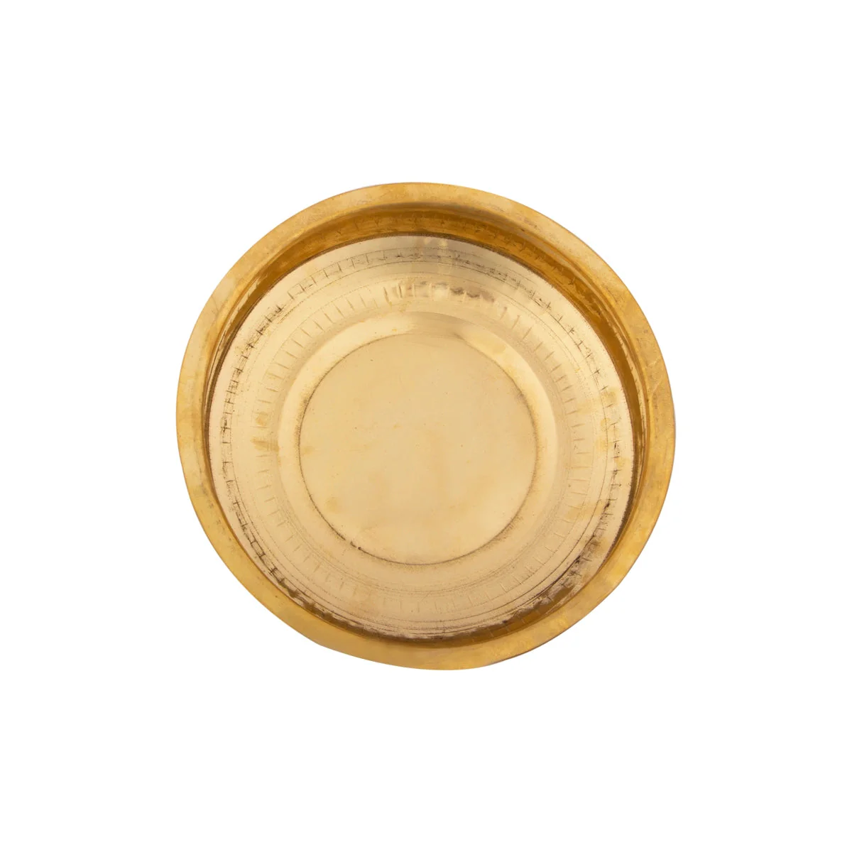 Tharpana Chatti - 2.5 x 8 Inches | Brass Bowl/ Tarpana Chatti/ Brass Vessel for Rituals - Image 2