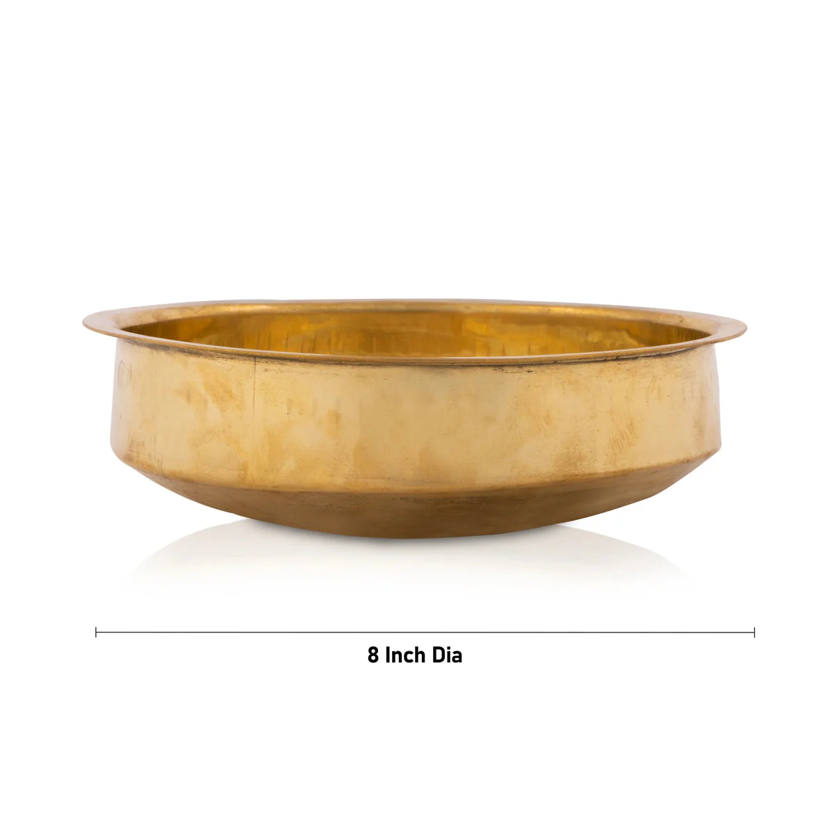 Tharpana Chatti - 2.5 x 8 Inches | Brass Bowl/ Tarpana Chatti/ Brass Vessel for Rituals - Image 4