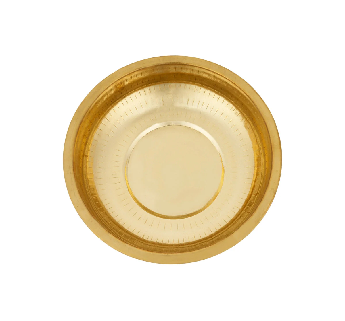 Tharpana Chatti - 3 x 10.5 Inches | Brass Bowl/ Tarpana Chatti/ Brass Vessel for Rituals - Image 2