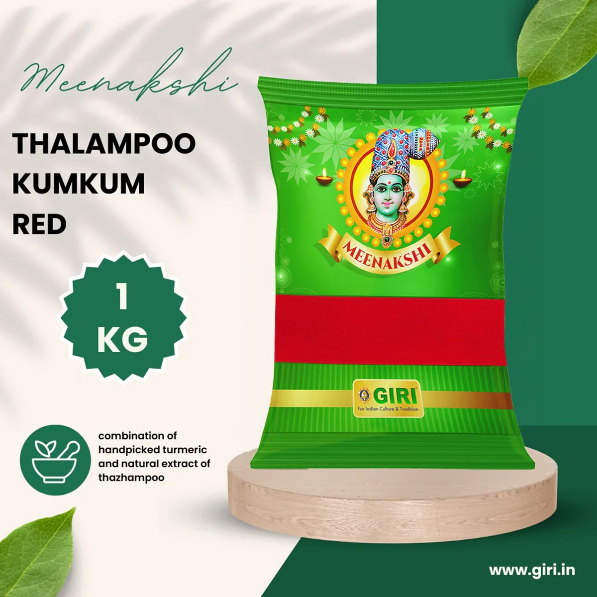 Giri Thazhampoo Kumkum | Sindoor/ Red Colour/ Thalampoo Kumkuma for Pooja - Image 4