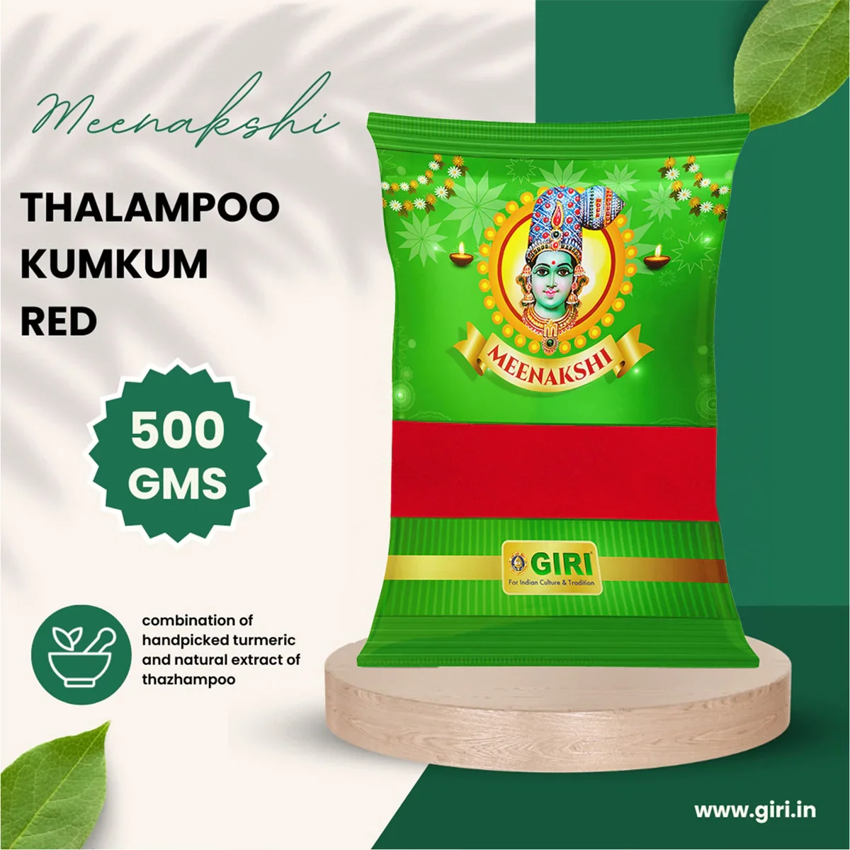 Giri Thazhampoo Kumkum | Sindoor/ Red Colour/ Thalampoo Kumkuma for Pooja - Image 4