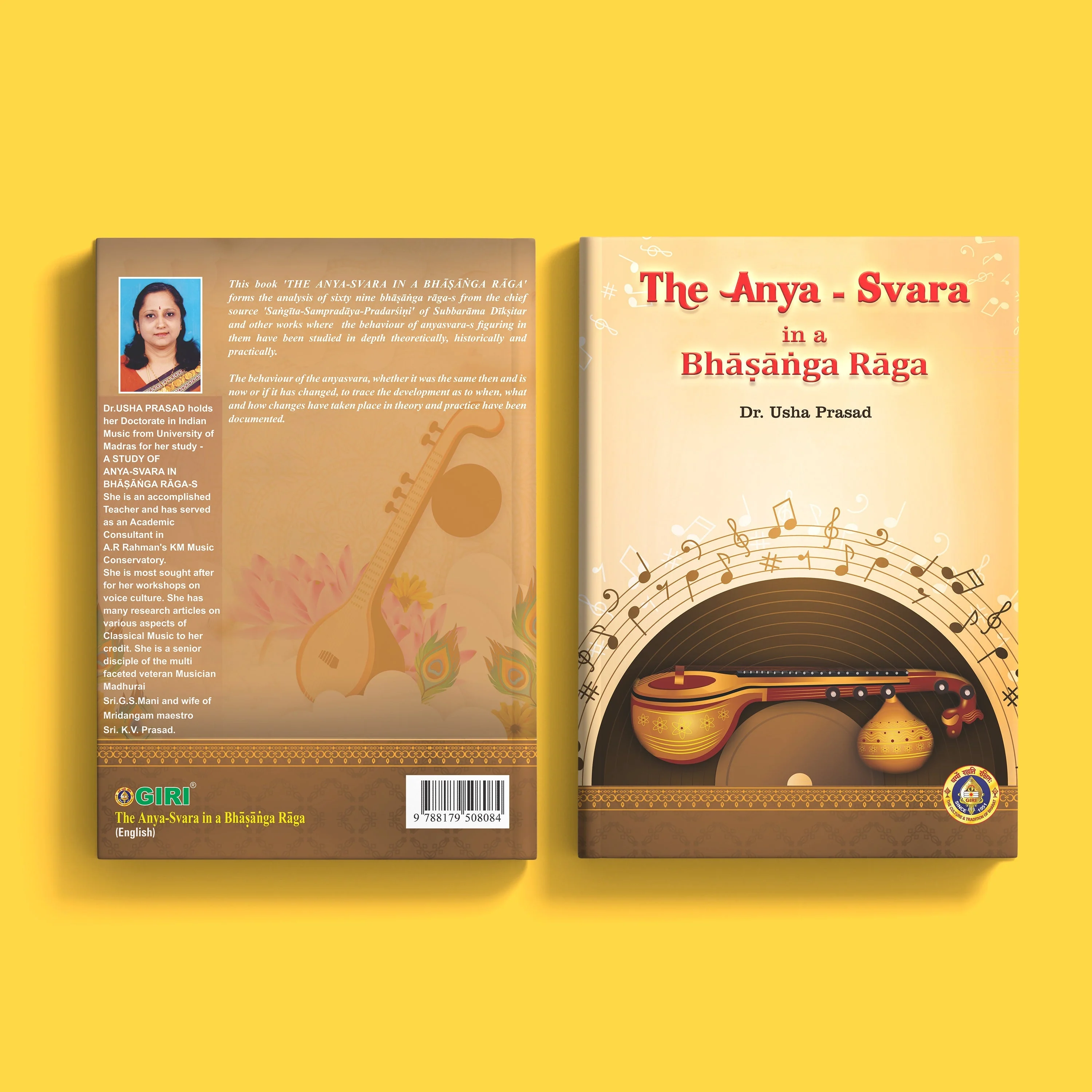 The Anya Svara In A Bhasanga Ragas - English | by Dr. Usha Prasad/ Music Book - Image 2