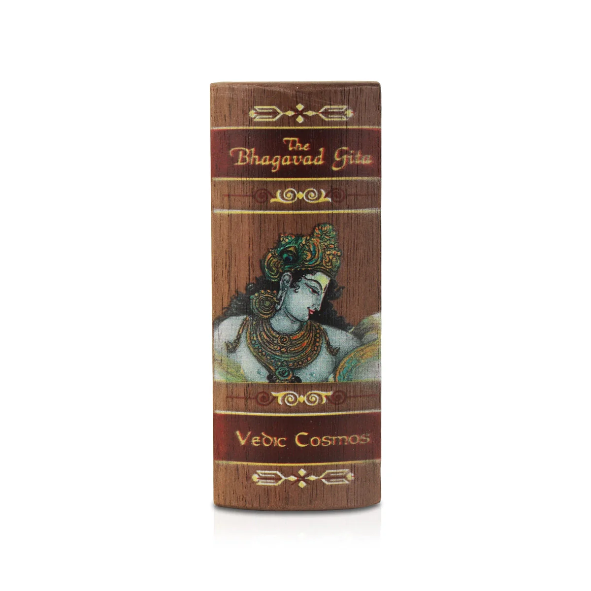 The Bhagavad Gita - Wooden Edition - English | by Veda Vyasa/ Hindu Holy Book A8 Size - Image 5