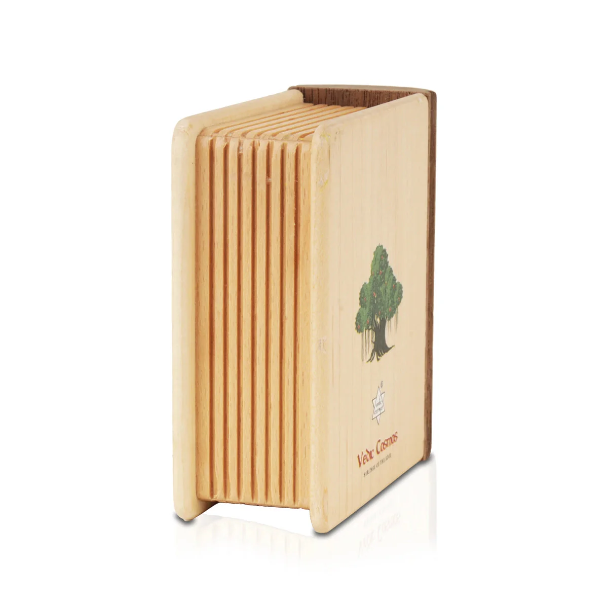 The Bhagavad Gita - Wooden Edition - English | by Veda Vyasa/ Hindu Holy Book A8 Size - Image 8