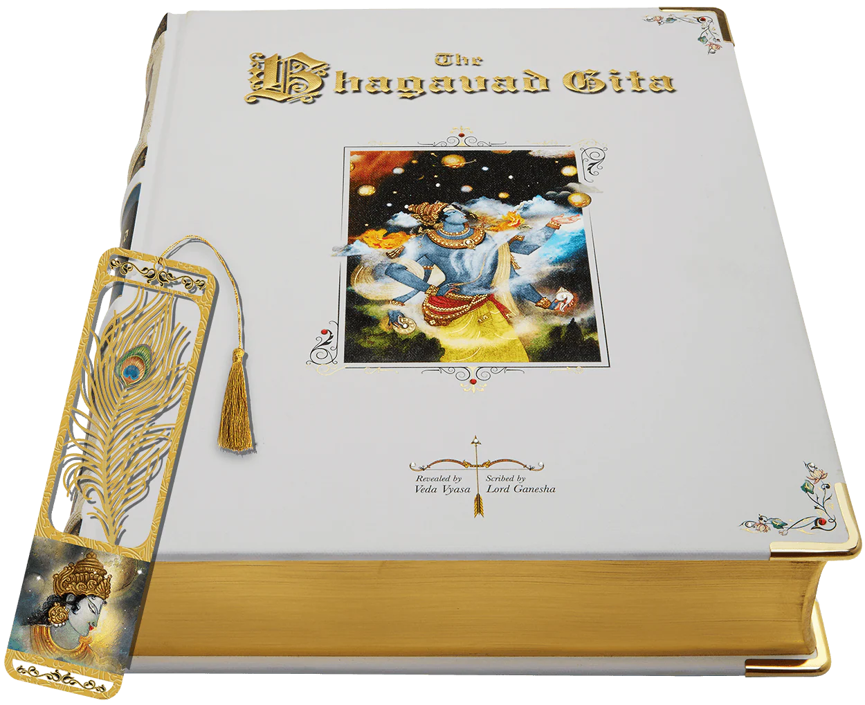 The Bhagavad Gita - The Transcendental Knowledge - English Book with Reading Stand | Signature Editions - Image 4
