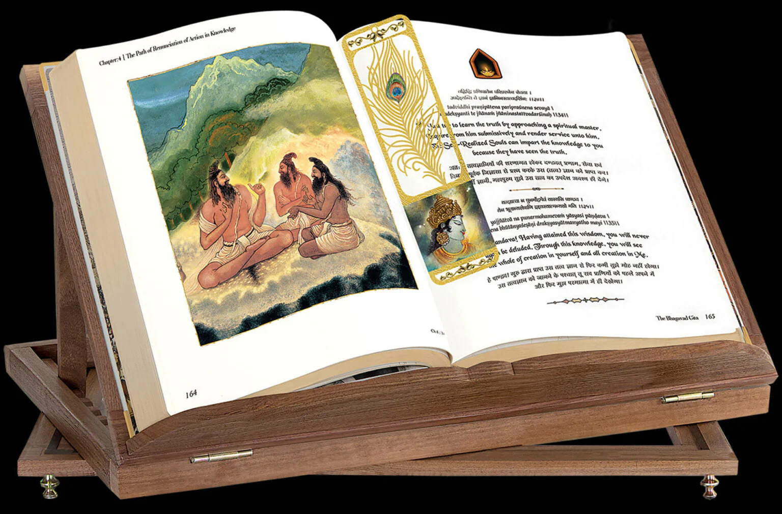 The Bhagavad Gita - The Transcendental Knowledge - English Book with Reading Stand | Signature Editions - Image 9