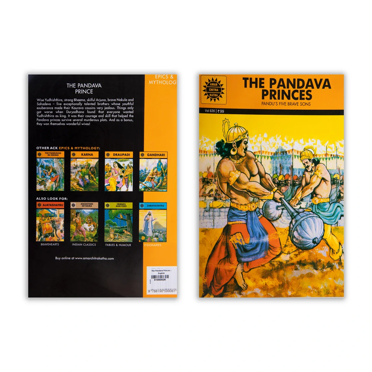 The Pandava Princes - Pandus Five Brave Sons - English | Story Book/ Childrens Book - Image 2