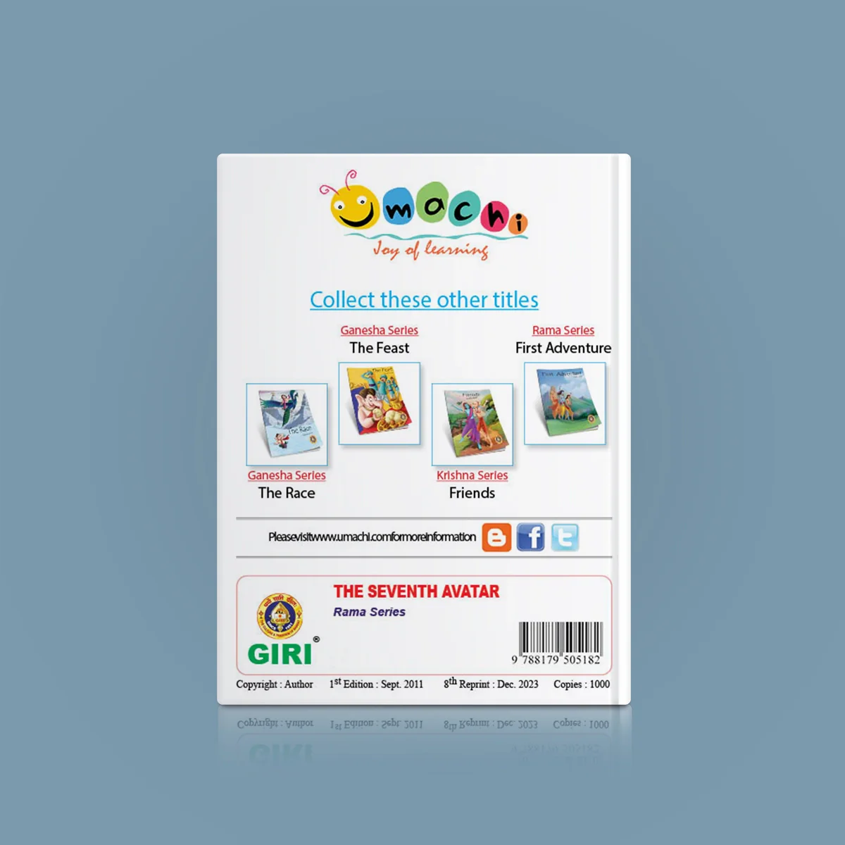 The Seventh Avatar - Rama Series - English | Story Book/ Childrens Book For Cultural Learning - Image 2