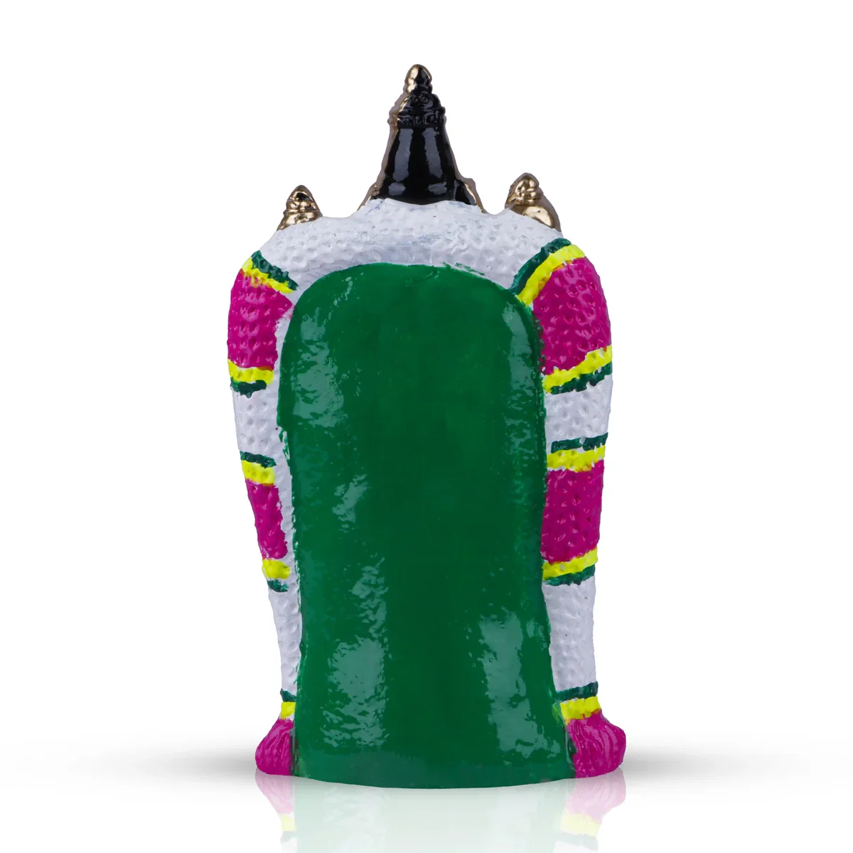 Thirukarukavur Karparatchambigai Clay Golu Bommai - 11 x 5.5 Inches | Giri Golu Doll/ Navaratri Golu Bomma - Image 4