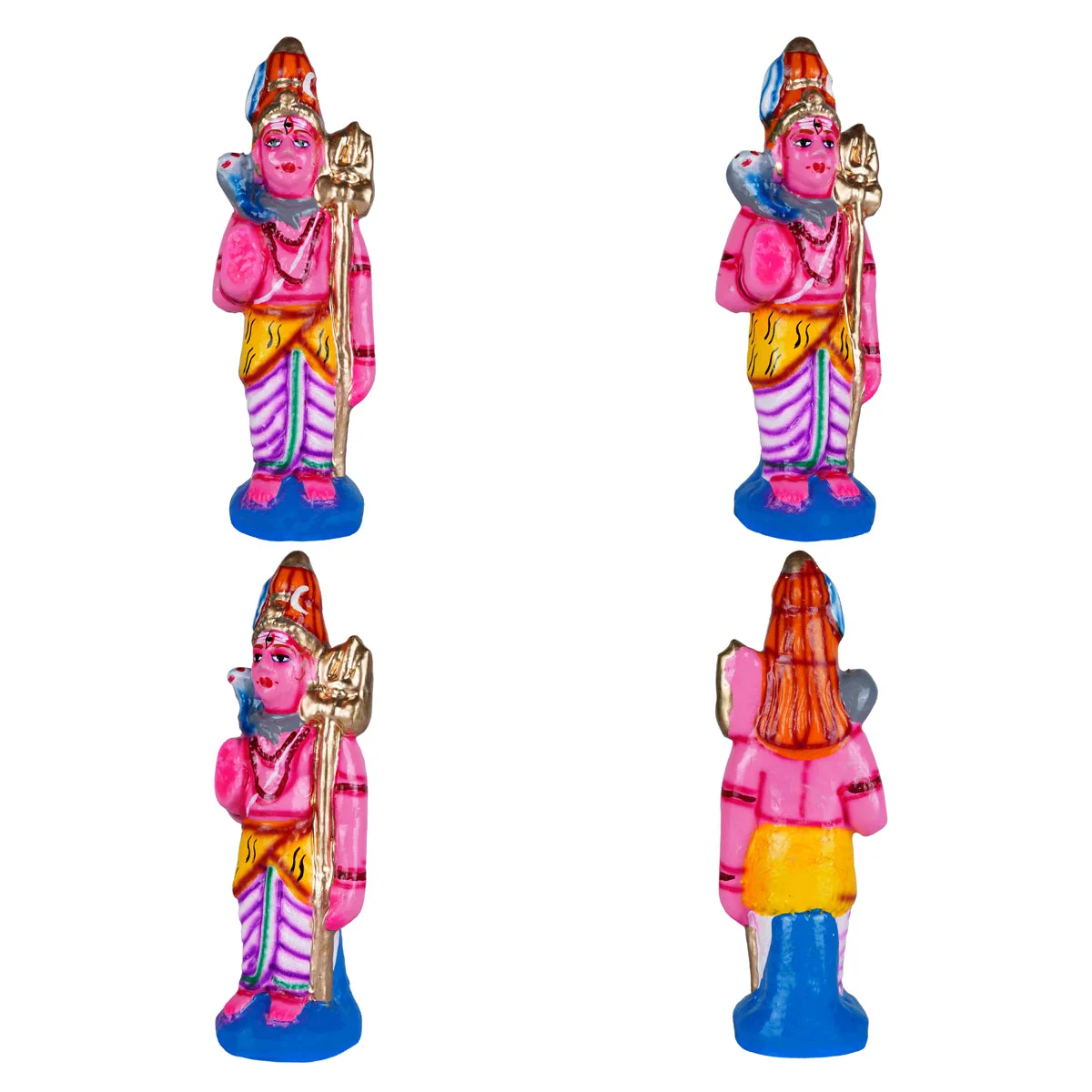 Thiruparkadal Clay Golu Bommai Set - 11 x 22 Inches | Giri Golu Doll/ Gombe/ Navaratri Golu Bomma - Image 2
