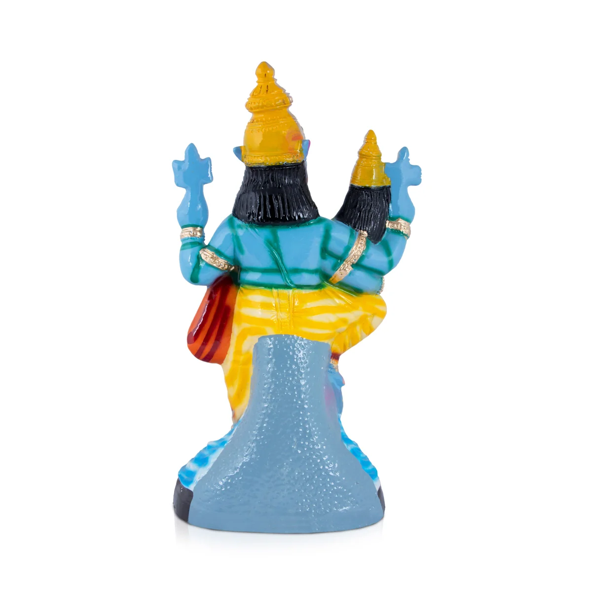 Thiruvidanthai Perumal Paper Mache Golu Bommai - 20 x 11 Inches | Giri Golu Doll/ Navaratri Golu Bomma/Gombe - Image 5