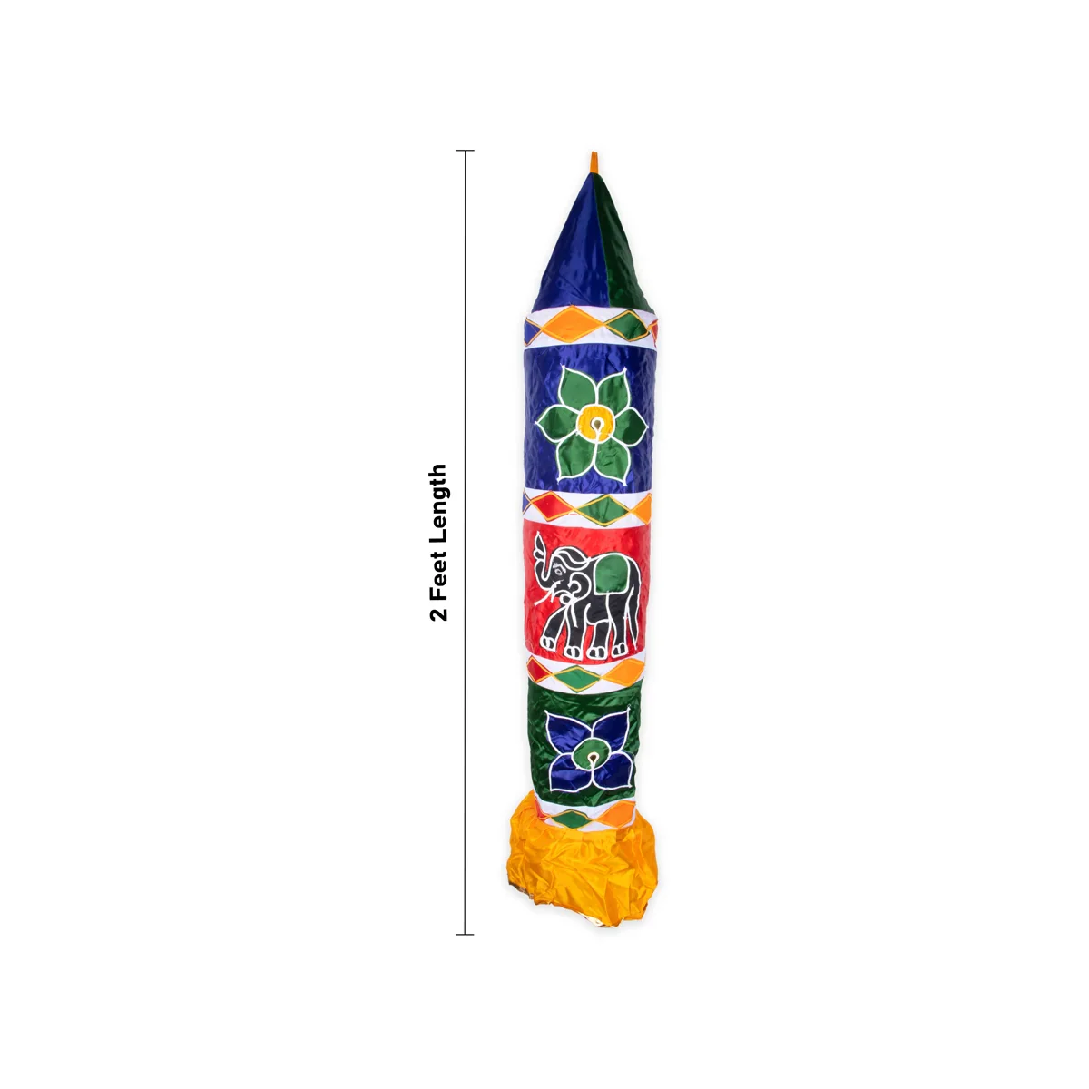 Thombai Set - 2 Feet | 2 Pcs/ Satin Cloth Temple Thombai/ Thombai for Temple Decoration - Image 3