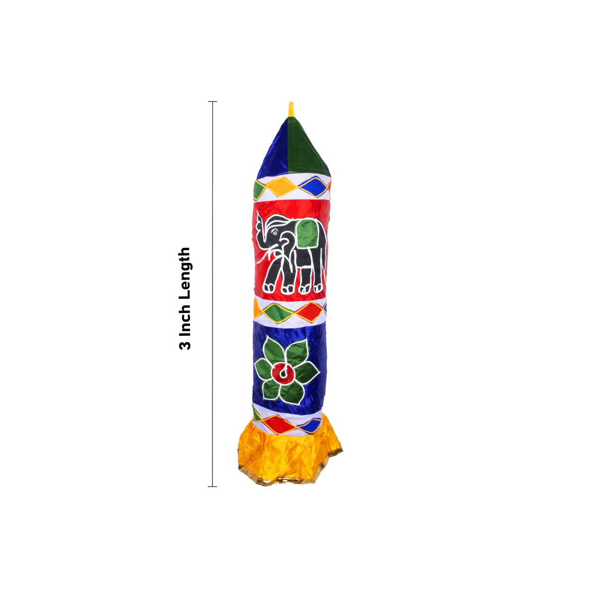 Decorative Thombai Pair - 3 Feet | 2 Pcs/ Satin Cloth Temple Thombai/ Traditional Thombai Pillar for Decoration - Image 4