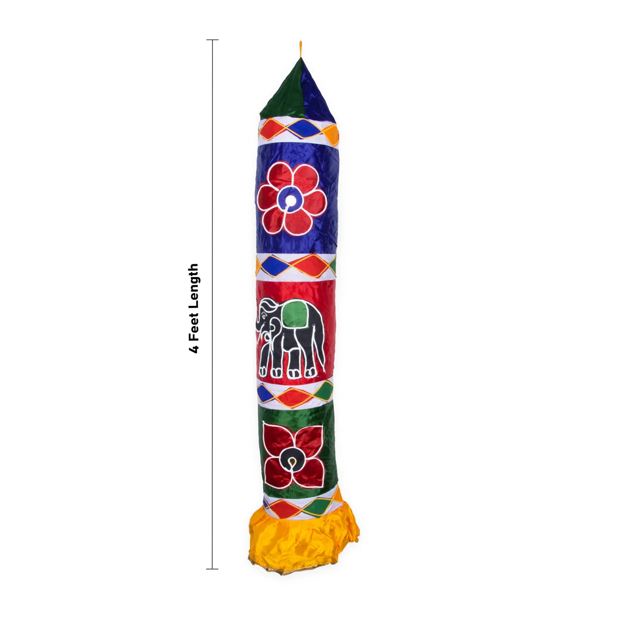 Thombai Pair - 4 Feet | 2 Pcs/ Satin Cloth Temple Thombai/ Decorative Thombai for Decoration - Image 3