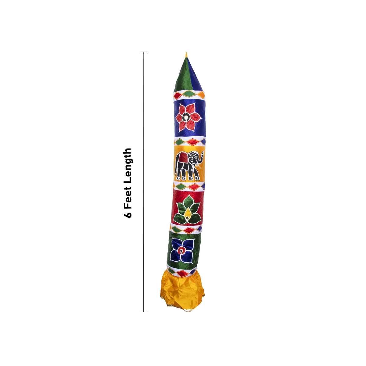 Thombai Set - 6 Feet | 2 Pcs/ Satin Cloth Temple Thombai/ Thombai for Temple Decoration - Image 3
