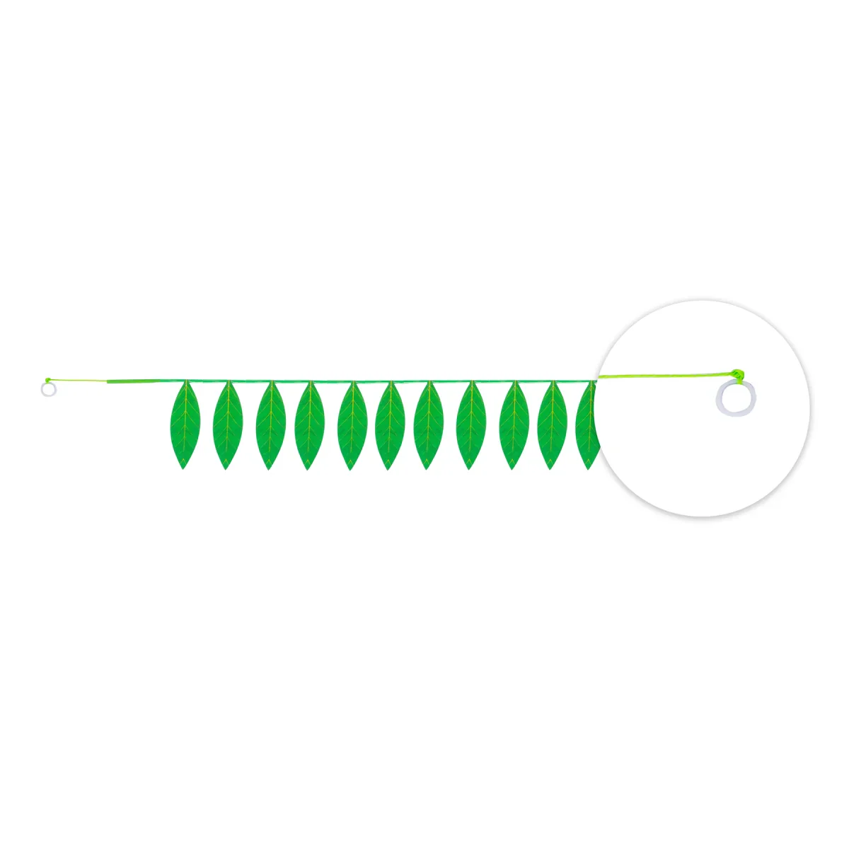Thoranam - 27 Inches | Tube Bandhanwar/ Green Leaf Toran for Home Decor - Image 5