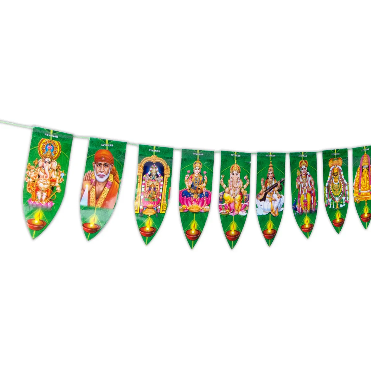 Thoranam - 36 Inches | Green Bandhanwar/ Mango Leaf Toran for Home Decor - Image 3