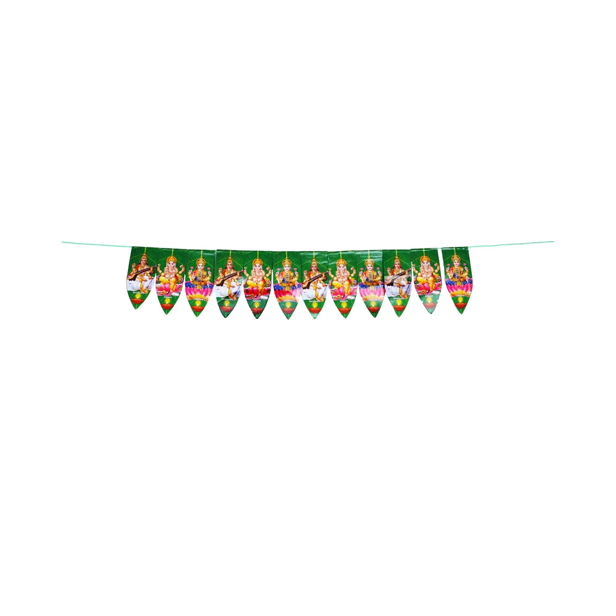 Thoranam - 36 Inches | Green Bandhanwar/ Mango Leaf Toran for Home Decor - Image 4