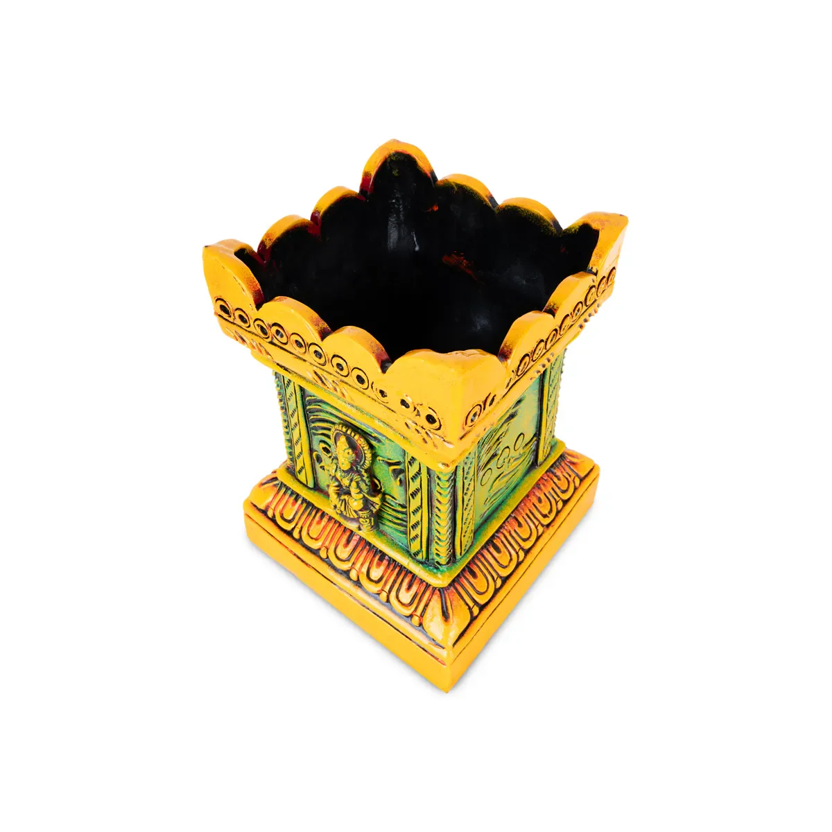 Thulasi Maadam - 6 Inches | Tulasi Vrindavan/ Terracotta Clay Tulasi Maadam for Home - Image 5